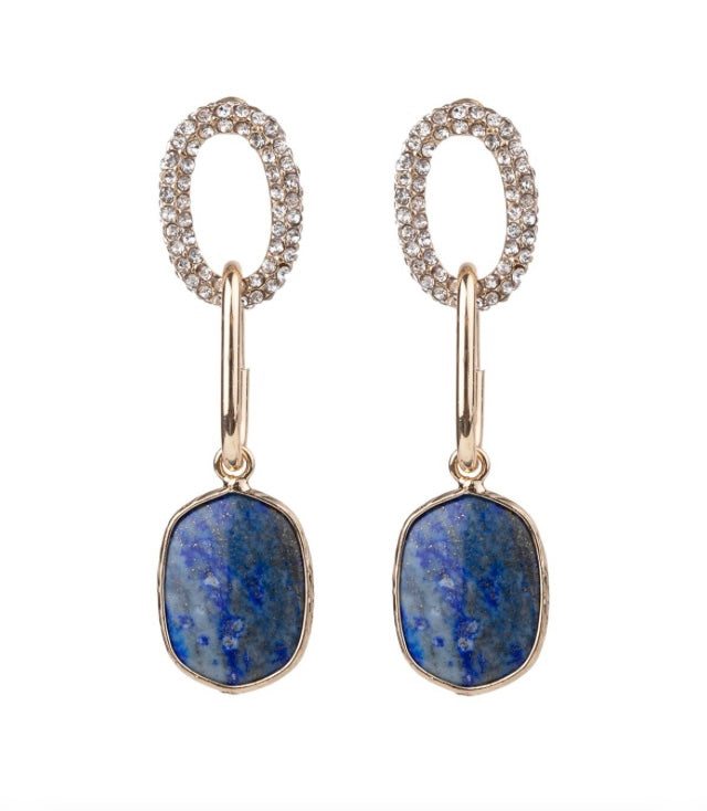 Lapis Drop Earrings